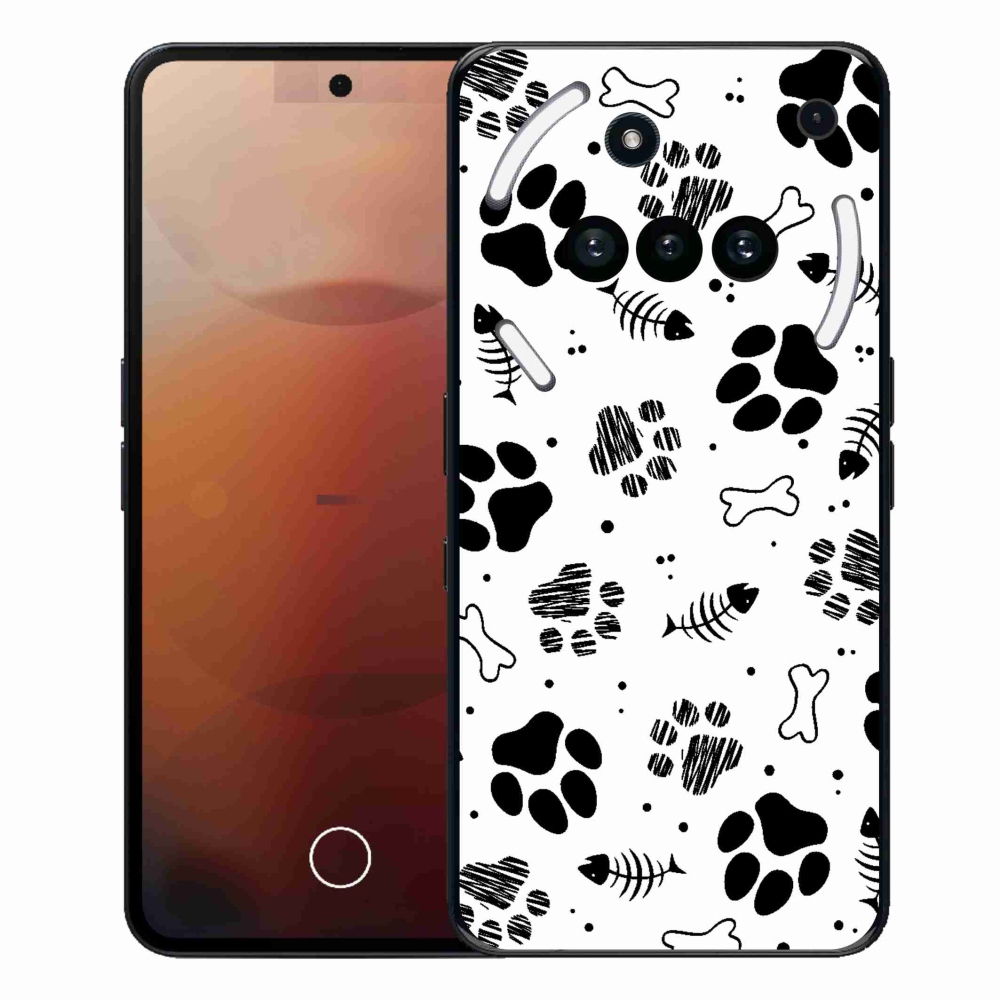 Gélový kryt mmCase na Nothing Phone (3a) - psie labky 1