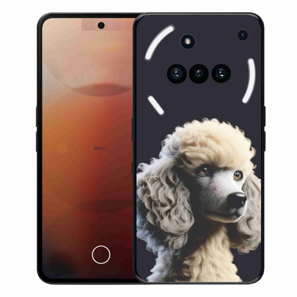Gélový kryt mmCase na Nothing Phone (3a) - pudel