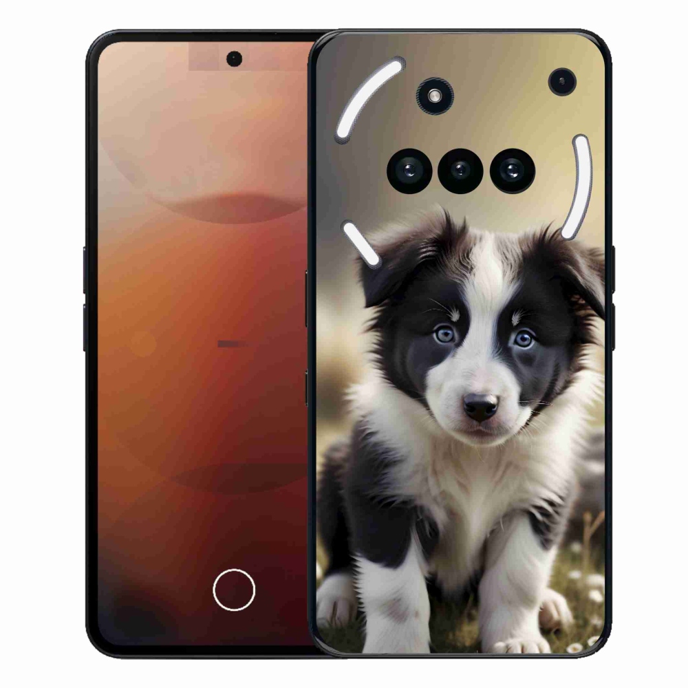 Gélový kryt mmCase na Nothing Phone (3a) - roztomilá border kólia