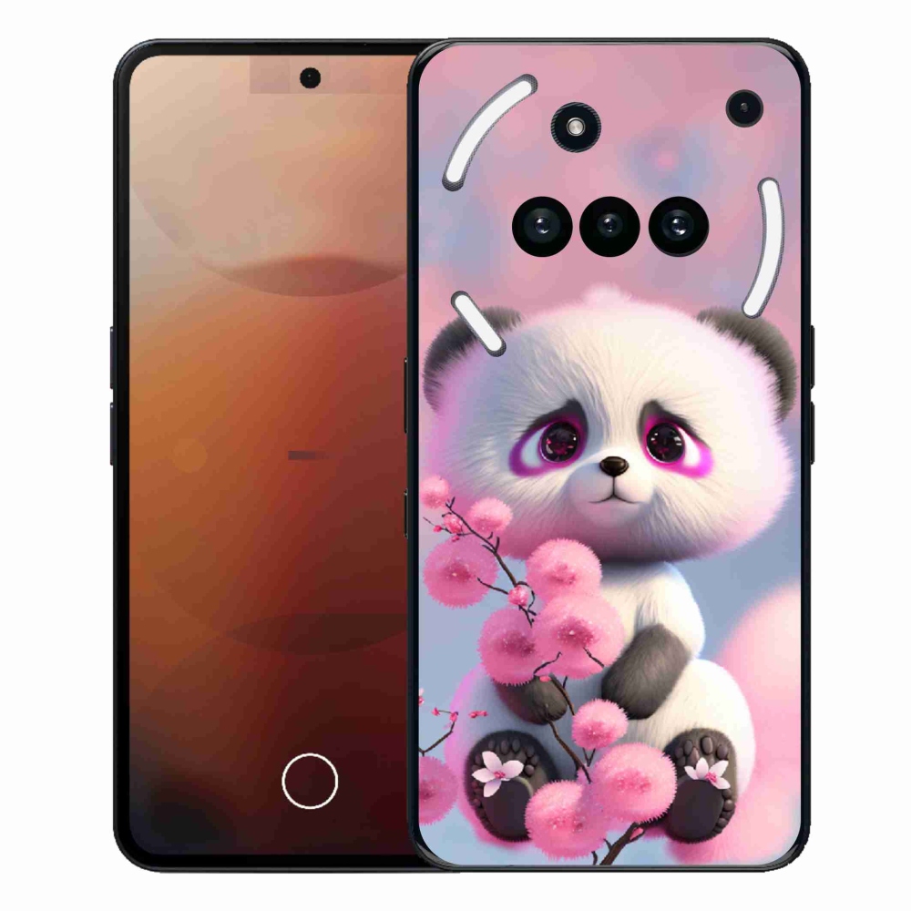 Gélový kryt mmCase na Nothing Phone (3a) - roztomilá panda 1