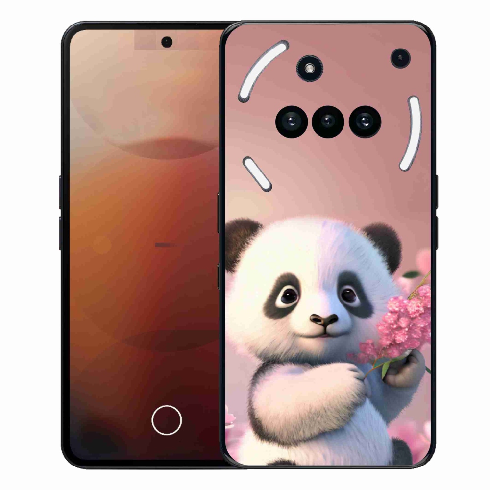 Gélový kryt mmCase na Nothing Phone (3a) - roztomilá panda