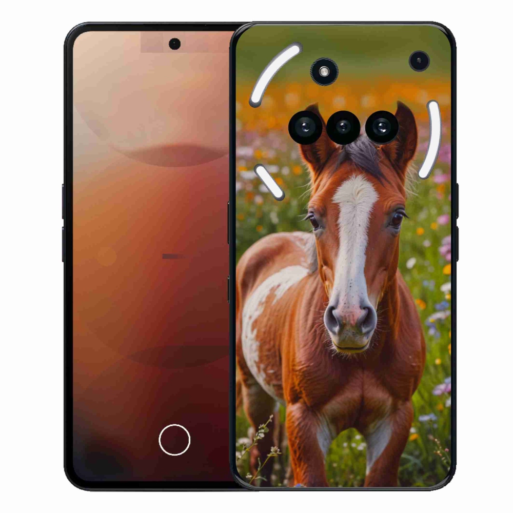 Gélový kryt mmCase na Nothing Phone (3a) - roztomilé žriebä