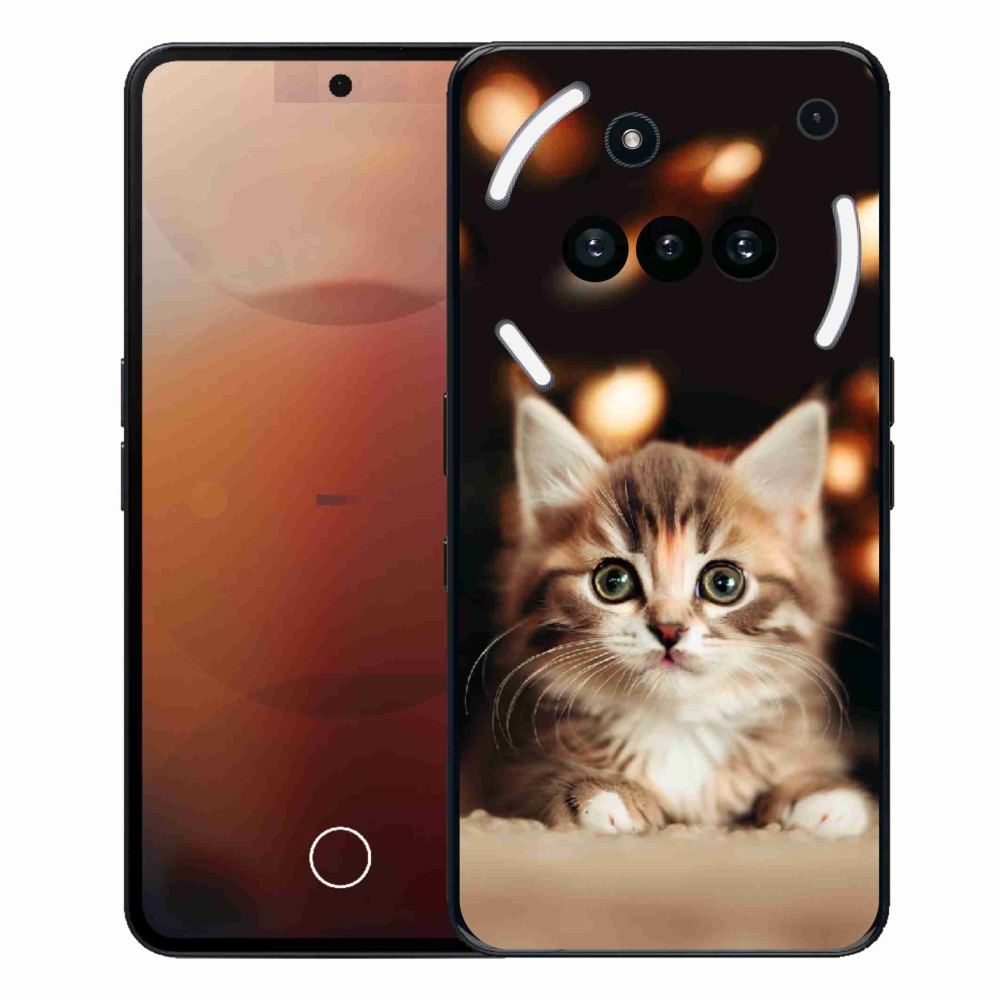 Gélový kryt mmCase na Nothing Phone (3a) - roztomilé mačiatko 2