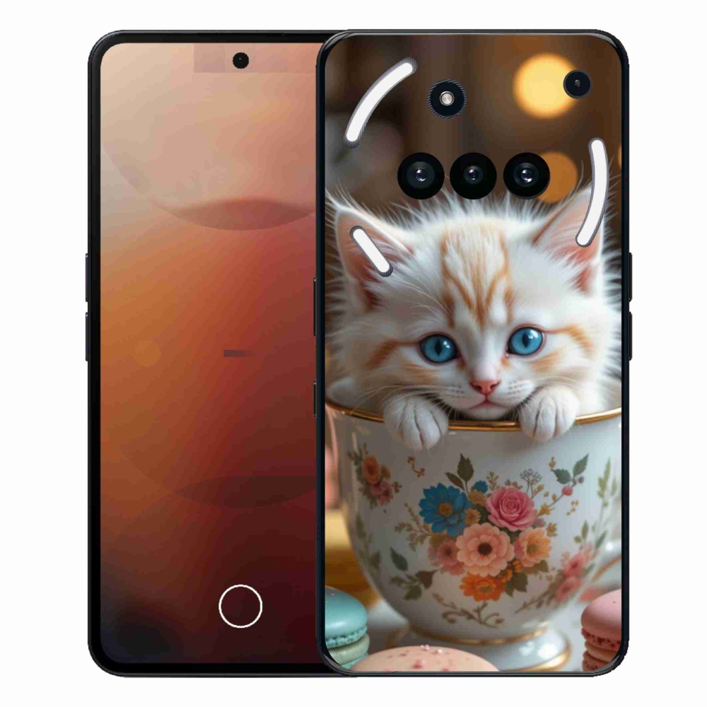 Gélový kryt mmCase na Nothing Phone (3a) - roztomilé mačiatko 6