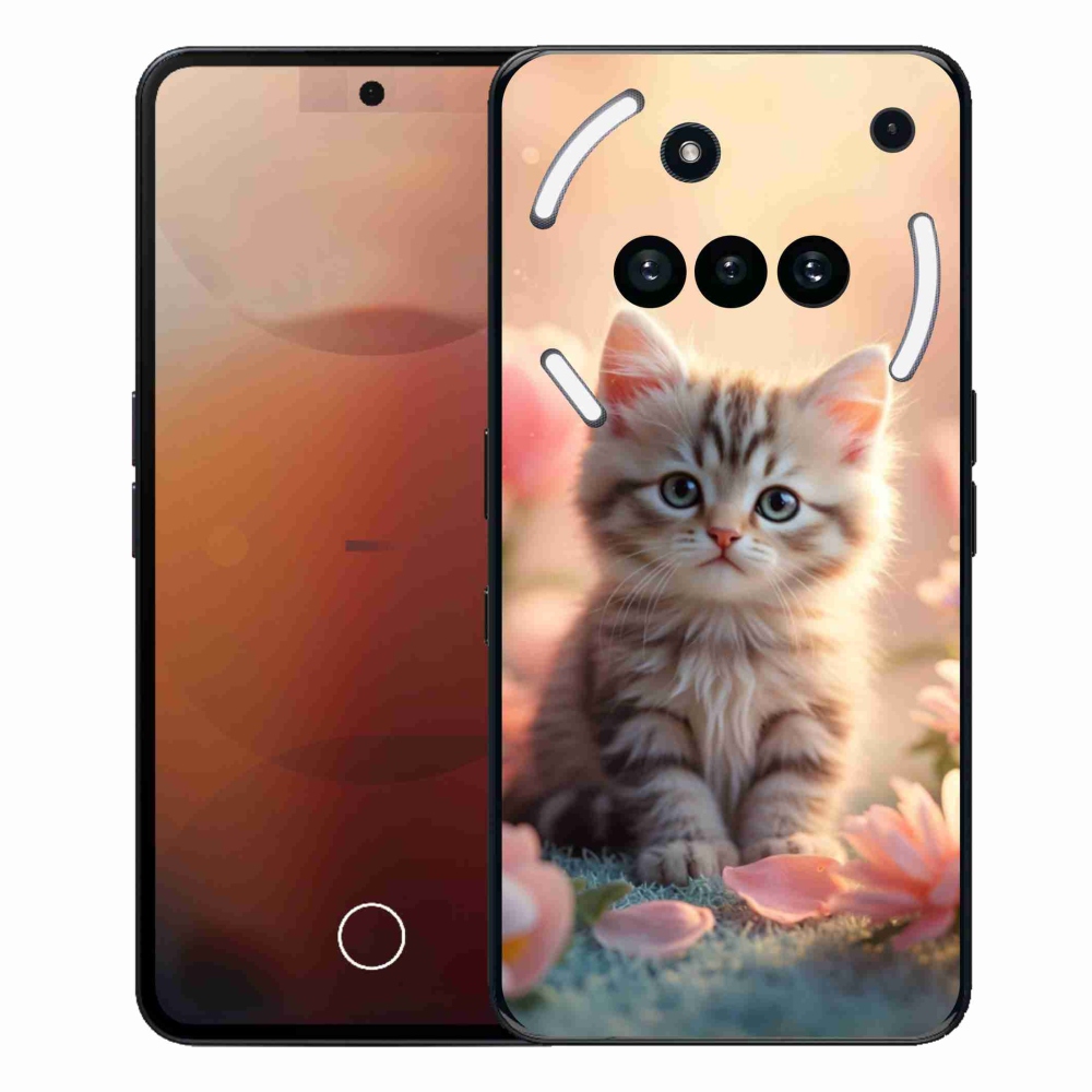 Gélový kryt mmCase na Nothing Phone (3a) - roztomilé mačiatko 8