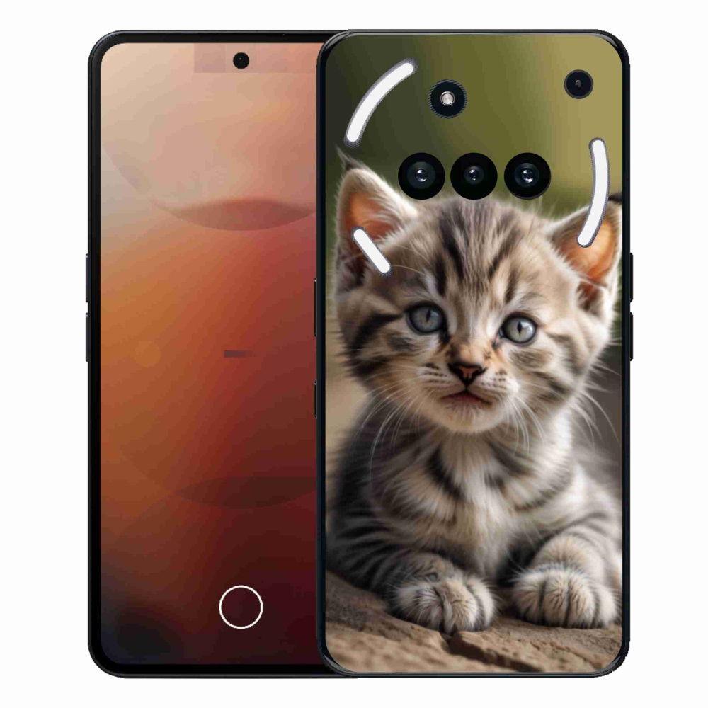 Gélový kryt mmCase na Nothing Phone (3a) - roztomilé mačiatko 9