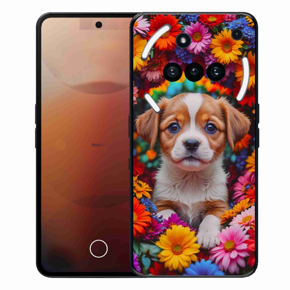 Gélový kryt mmCase na Nothing Phone (3a) - roztomilé šteňa