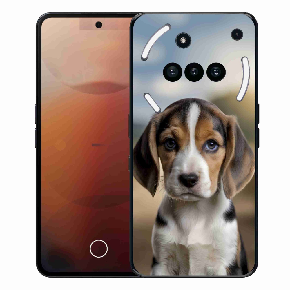 Gélový kryt mmCase na Nothing Phone (3a) - roztomilý bígl