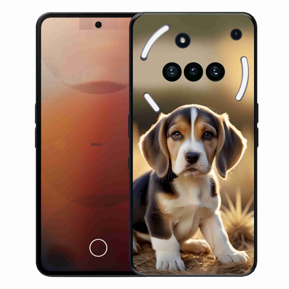 Gélový kryt mmCase na Nothing Phone (3a) - roztomilý bígl