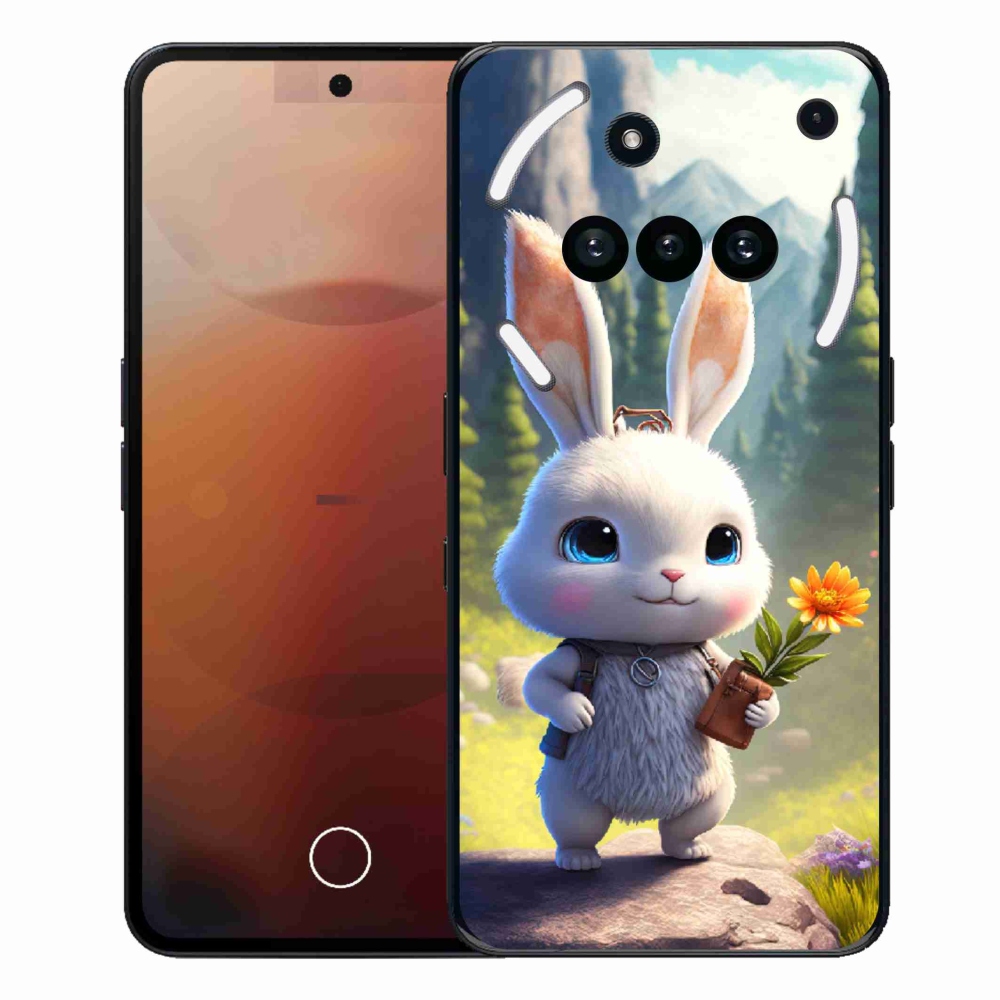 Gélový kryt mmCase na Nothing Phone (3a) - roztomilý zajačik