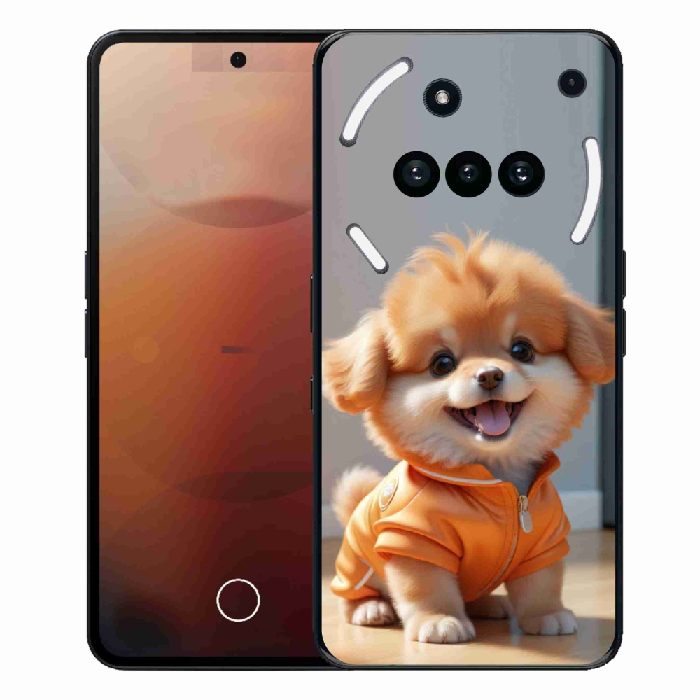 Gélový kryt mmCase na Nothing Phone (3a) - roztomilý pomeranian v mikine