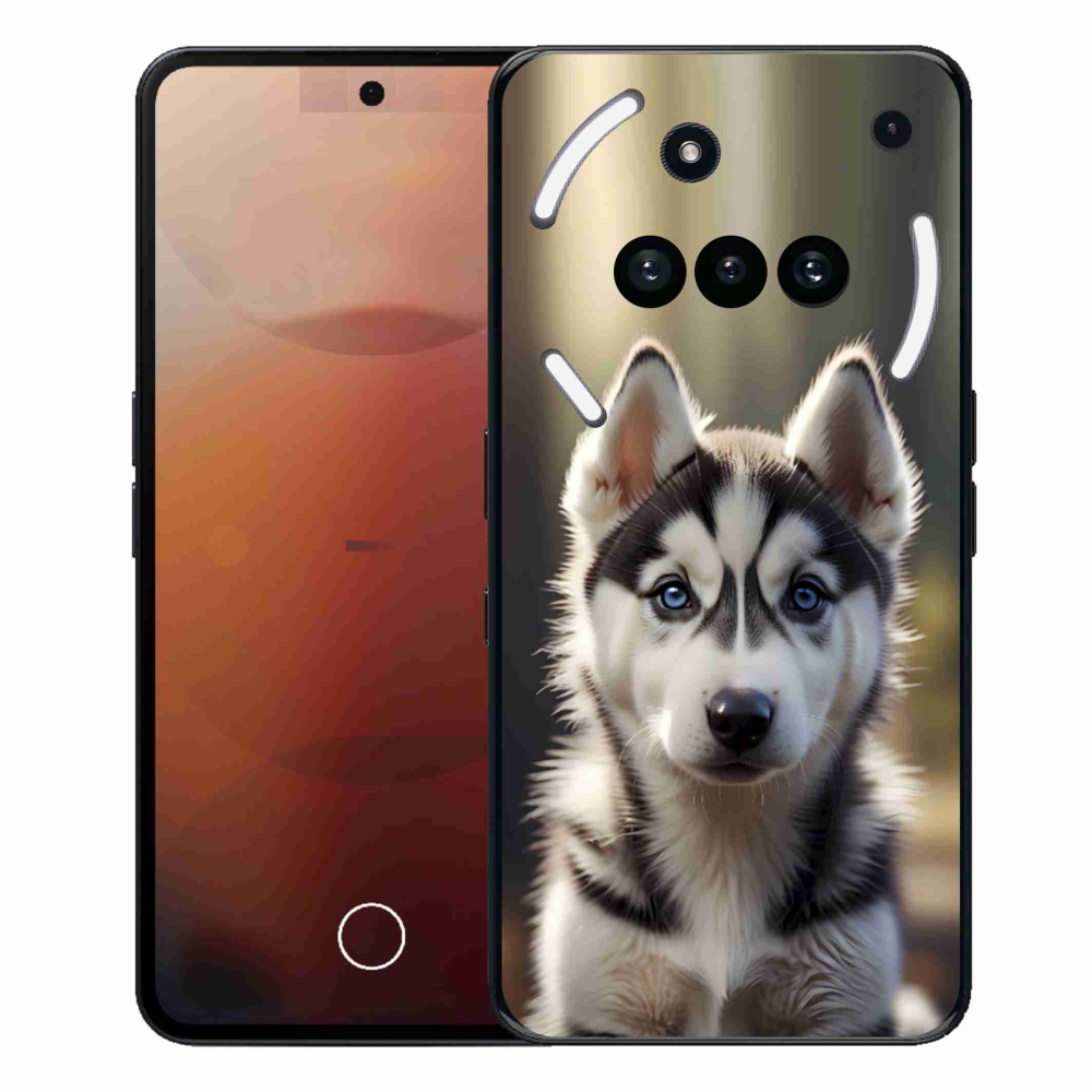 Gélový kryt mmCase na Nothing Phone (3a) - roztomilý sibírsky husky