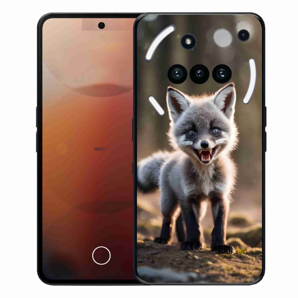 Gélový kryt mmCase na Nothing Phone (3a) - rozzúrená líška