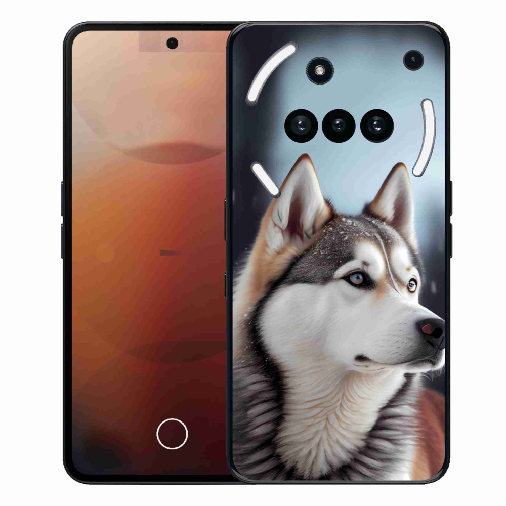 Gélový kryt mmCase na Nothing Phone (3a) - sibírsky husky