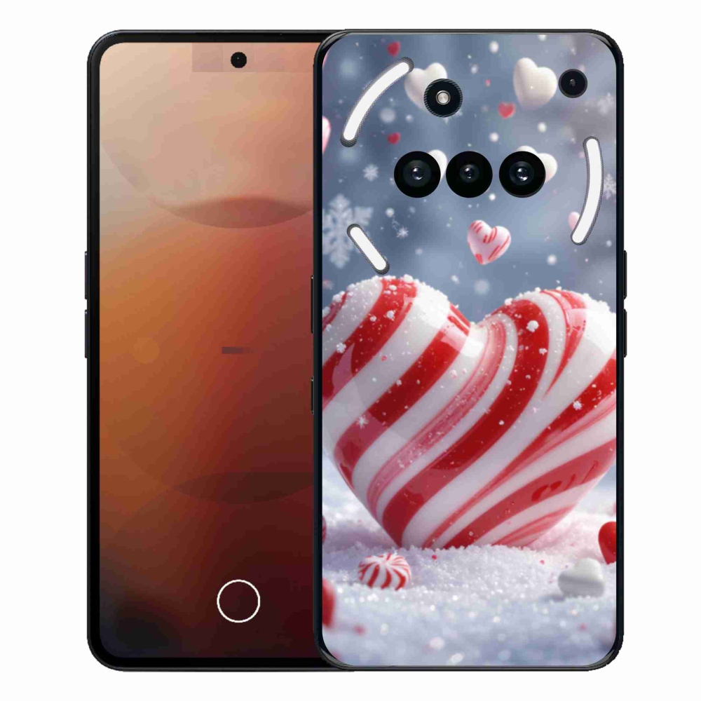Gélový kryt mmCase na Nothing Phone (3a) - sladké srdce