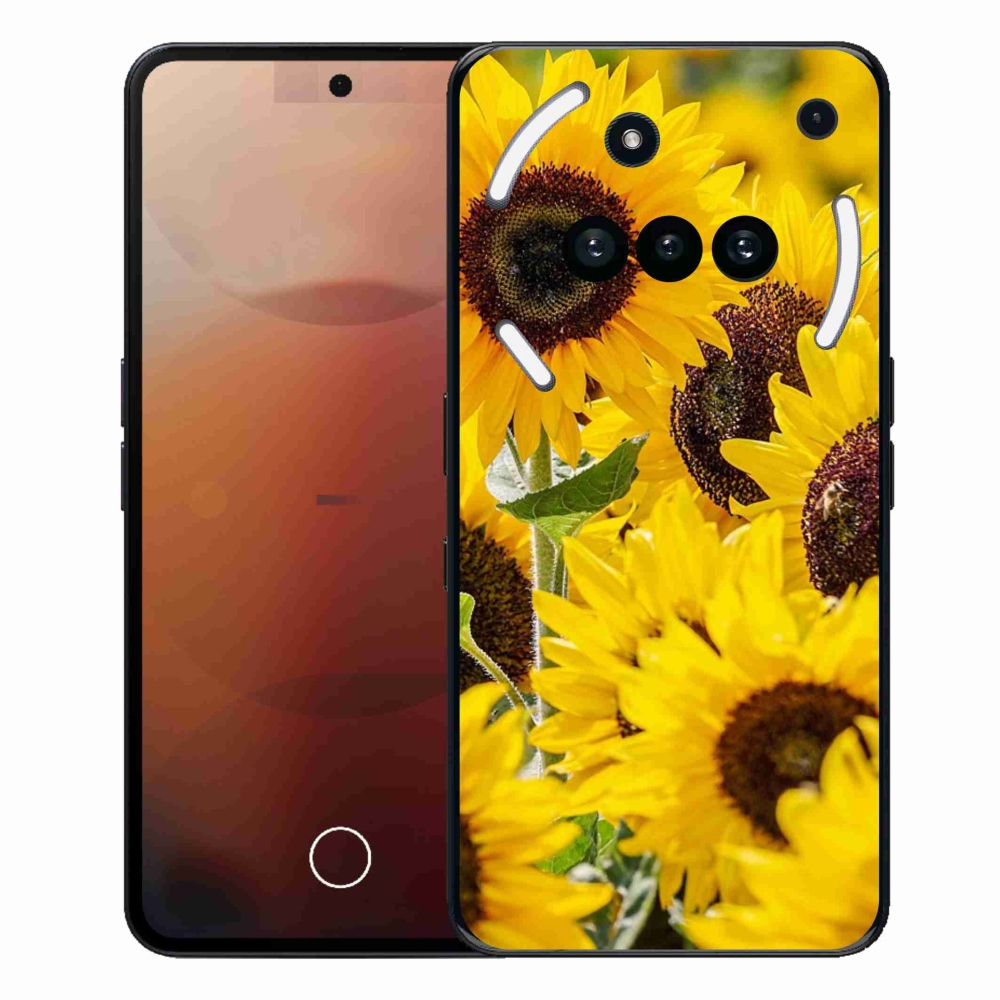 Gélový kryt mmCase na Nothing Phone (3a) - slnečnica