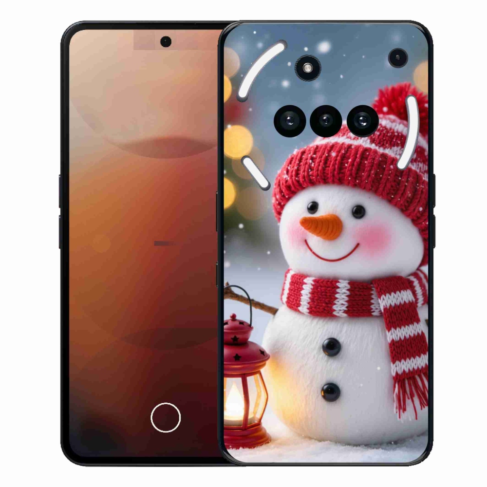 Gélový kryt mmCase na Nothing Phone (3a) - snehuliak 2