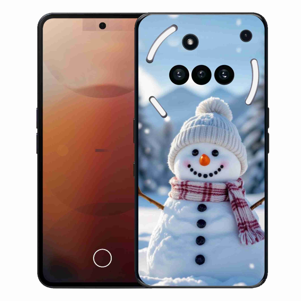 Gélový kryt mmCase na Nothing Phone (3a) - snehuliak 3
