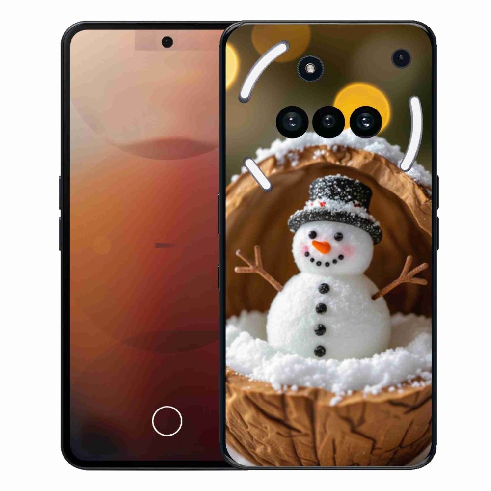 Gélový kryt mmCase na Nothing Phone (3a) - snehuliak 4