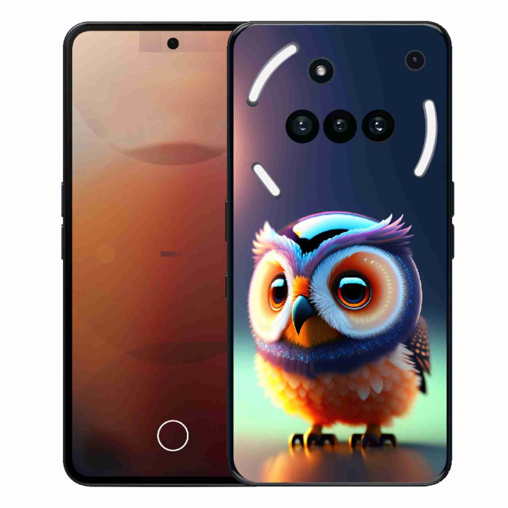 Gélový kryt mmCase na Nothing Phone (3a) - sovička