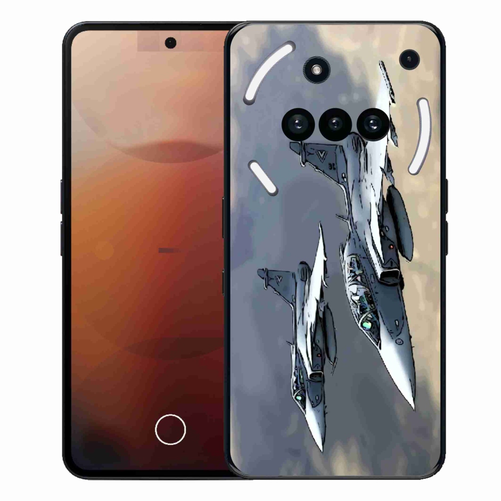 Gélový kryt mmCase na Nothing Phone (3a) - stíhačky