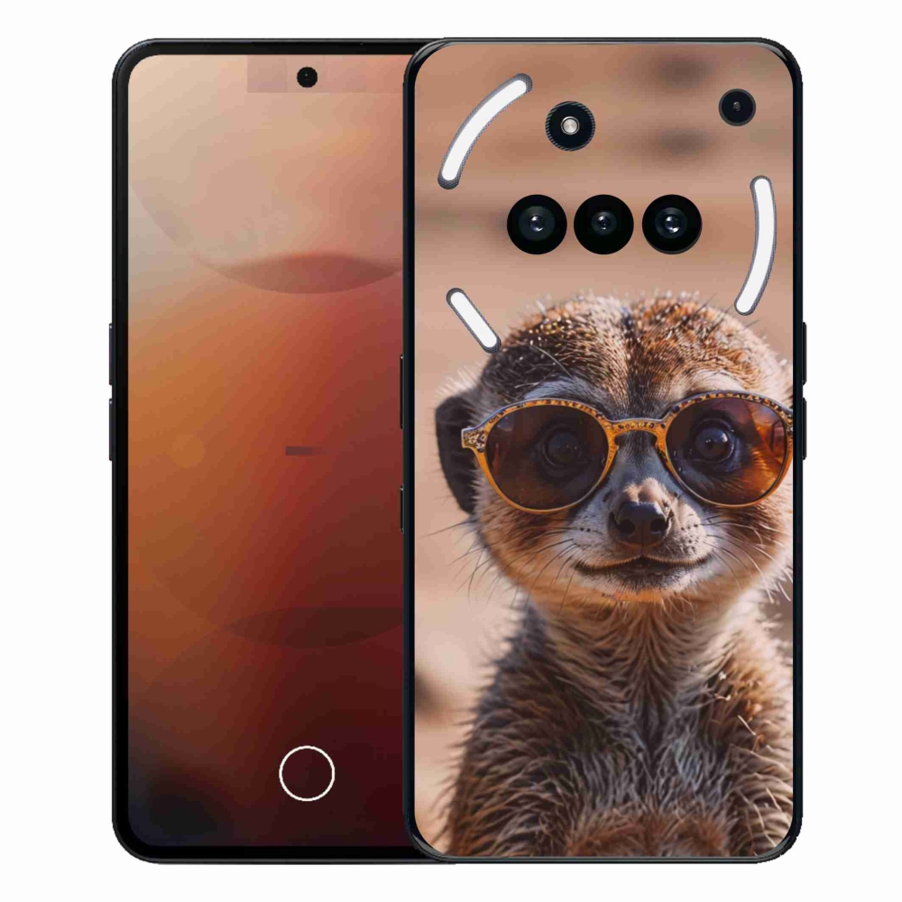 Gélový kryt mmCase na Nothing Phone (3a) - štýlová surikata