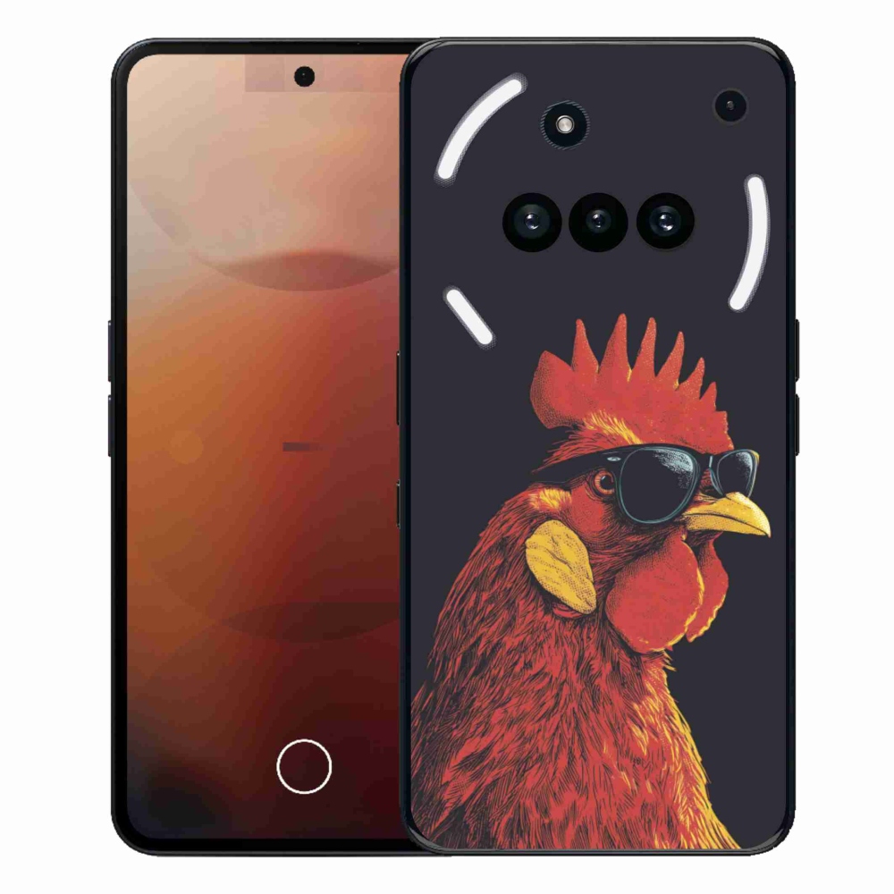 Gélový kryt mmCase na Nothing Phone (3a) - štýlový kohút