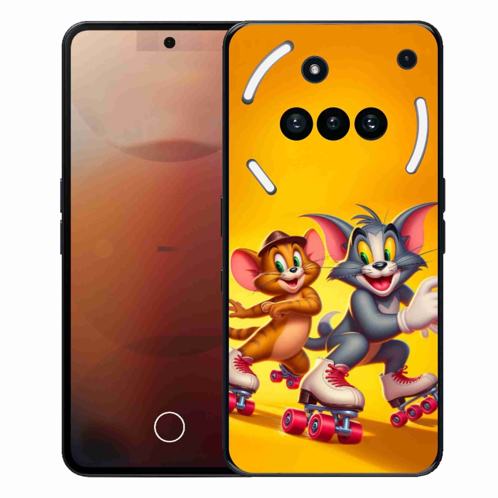 Gélový kryt mmCase na Nothing Phone (3a) - tom a jerry