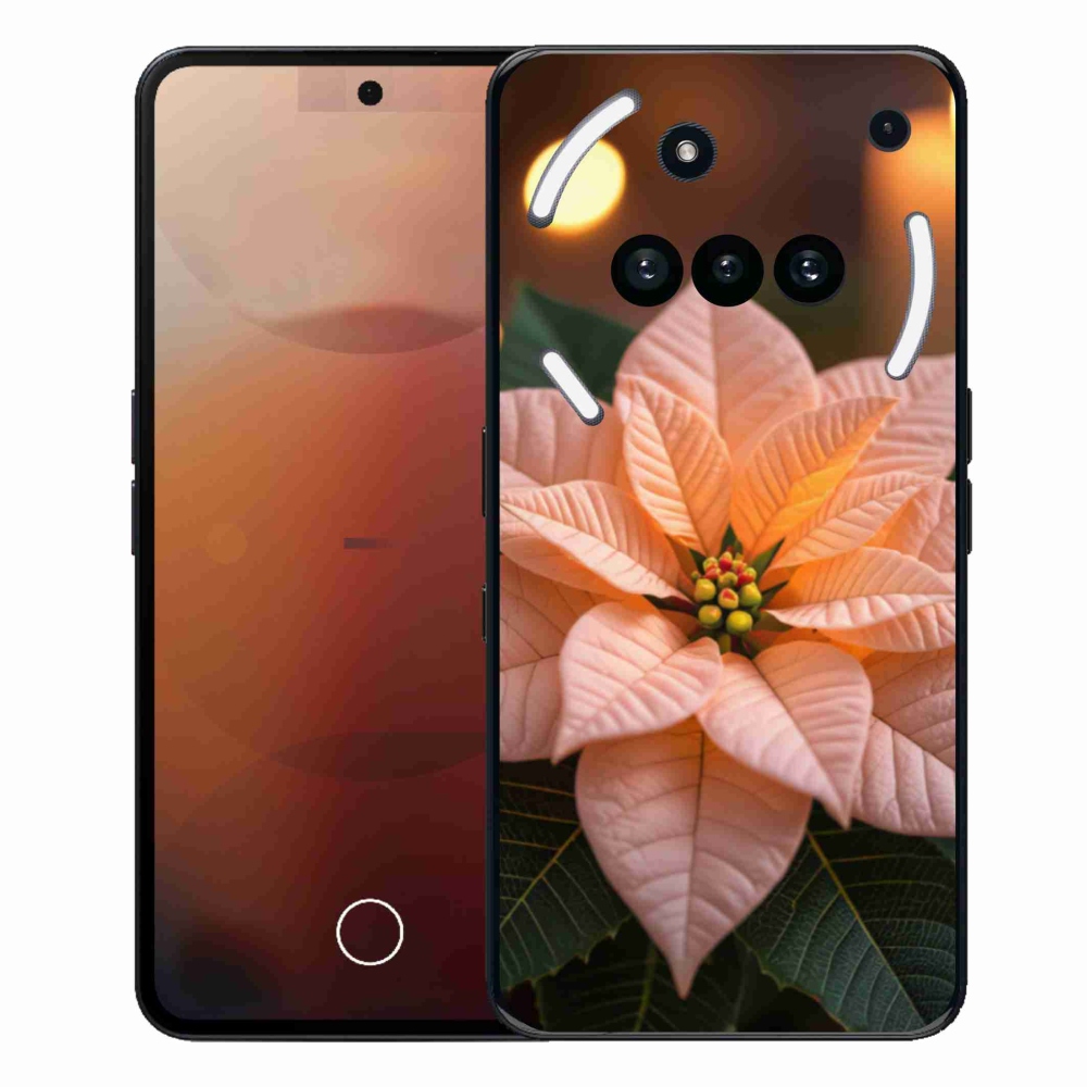 Gélový kryt mmCase na Nothing Phone (3a) - vianočná hviezda