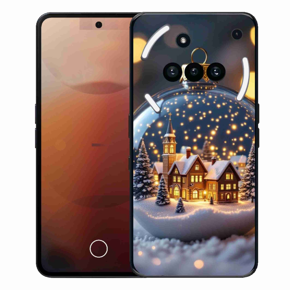 Gélový kryt mmCase na Nothing Phone (3a) - vianočné gule 4