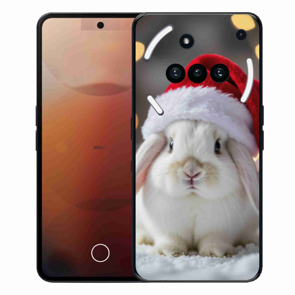 Gélový kryt mmCase na Nothing Phone (3a) - vianočný králik