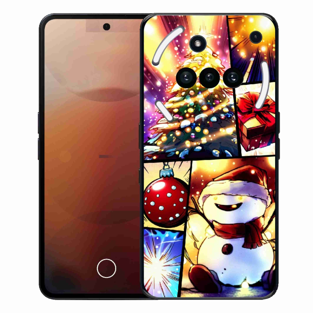 Gélový kryt mmCase na Nothing Phone (3a) - vianočné motívy 1