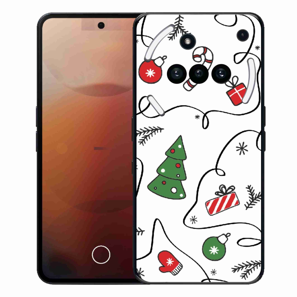 Gélový kryt mmCase na Nothing Phone (3a) - vianočné motívy