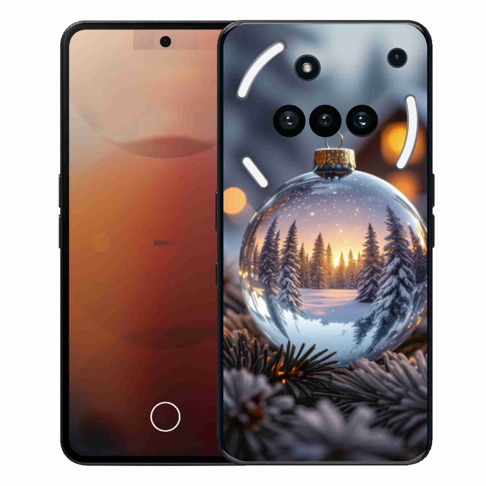 Gélový kryt mmCase na Nothing Phone (3a) - vianočná ozdoba