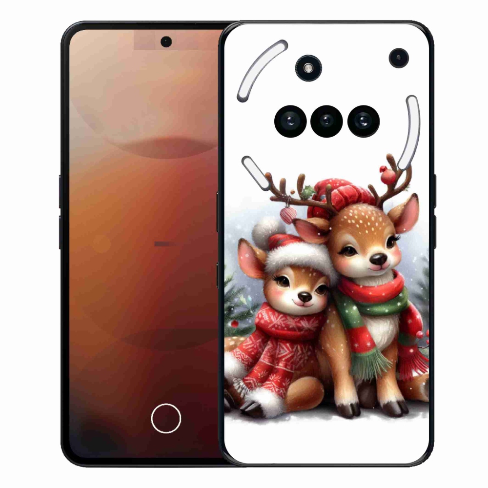 Gélový kryt mmCase na Nothing Phone (3a) - vianočné soby