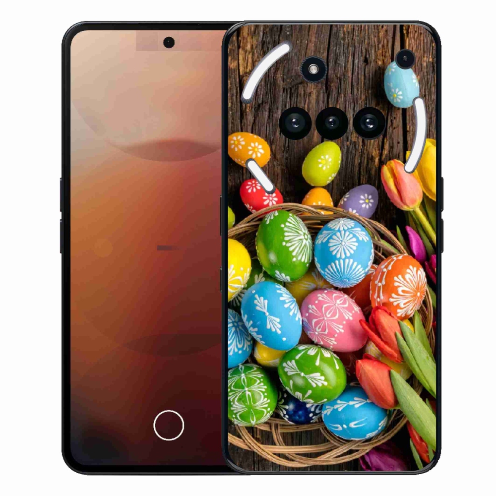 Gélový kryt mmCase na Nothing Phone (3a) - veľkonočné vajíčka