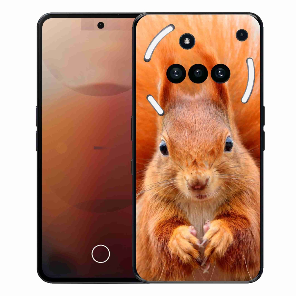 Gélový kryt mmCase na Nothing Phone (3a) - veverička