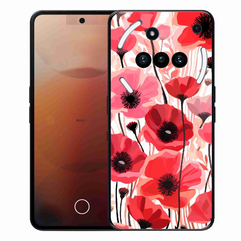 Gélový kryt mmCase na Nothing Phone (3a) - vlčí mak 1