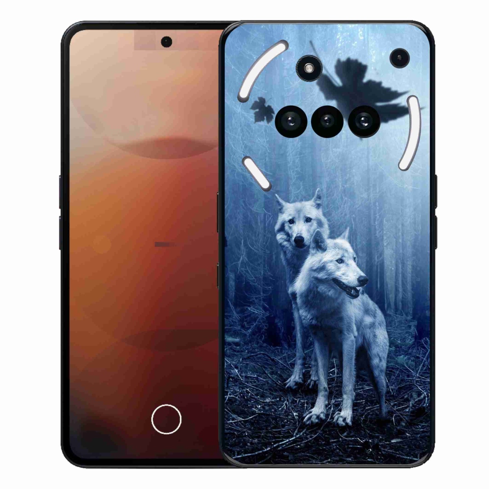 Gélový kryt mmCase na Nothing Phone (3a) - vlci v lese