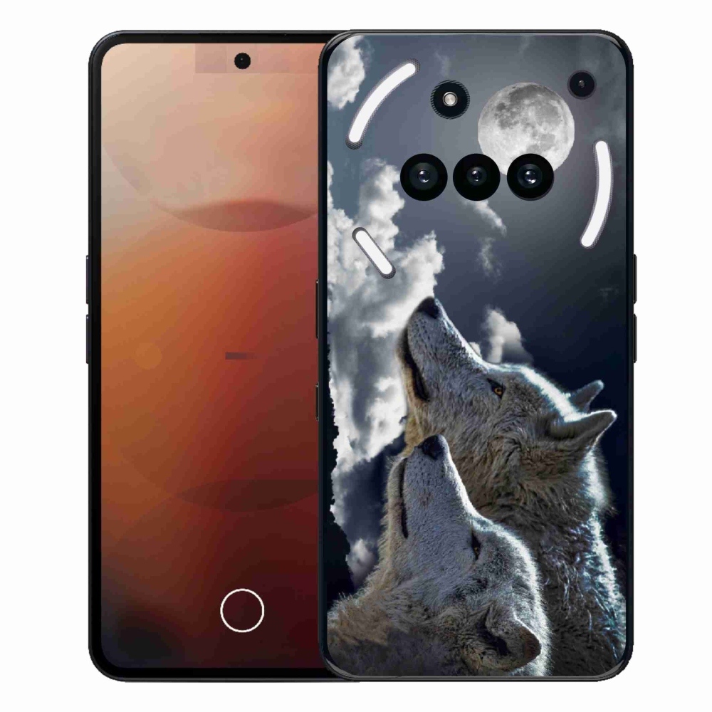 Gélový kryt mmCase na Nothing Phone (3a) - vlci