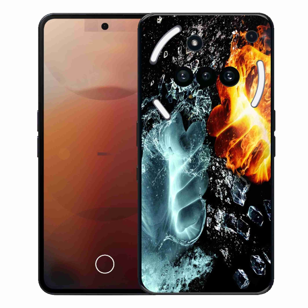 Gélový kryt mmCase na Nothing Phone (3a) - voda a oheň