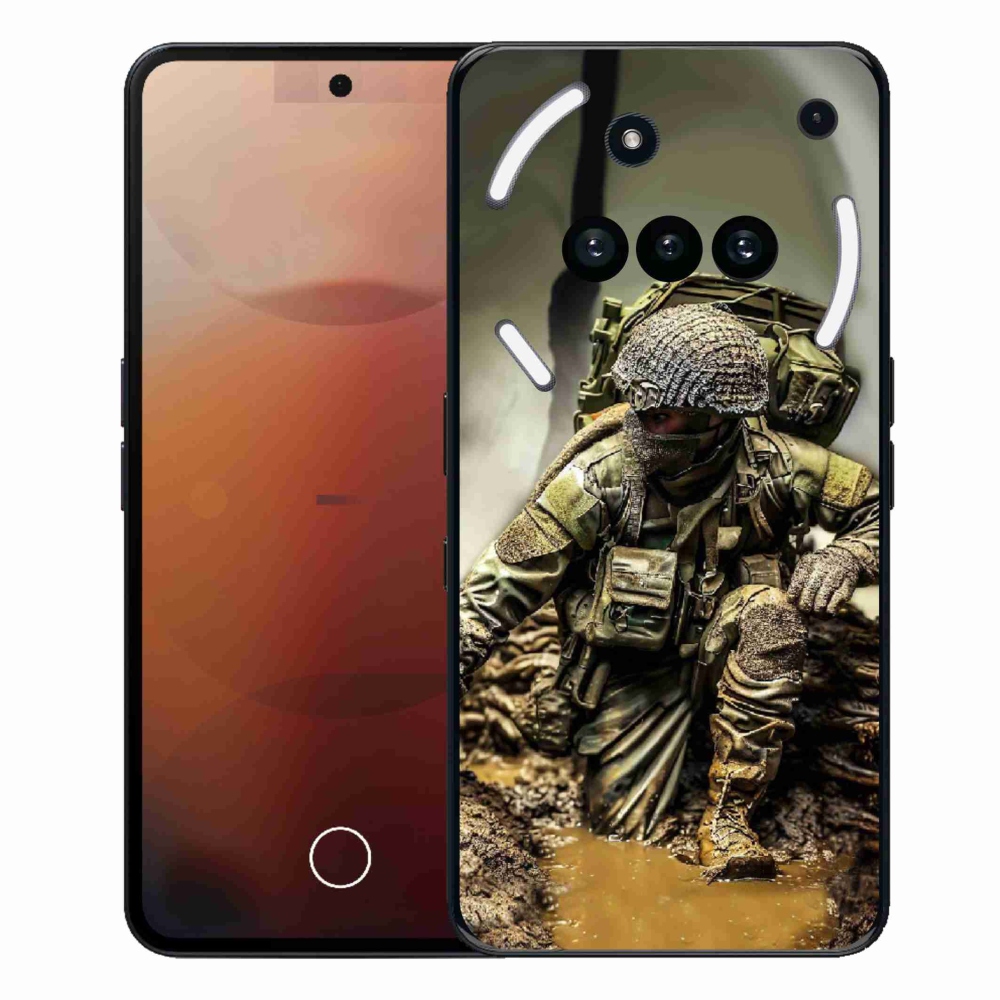 Gélový kryt mmCase na Nothing Phone (3a) - vojak