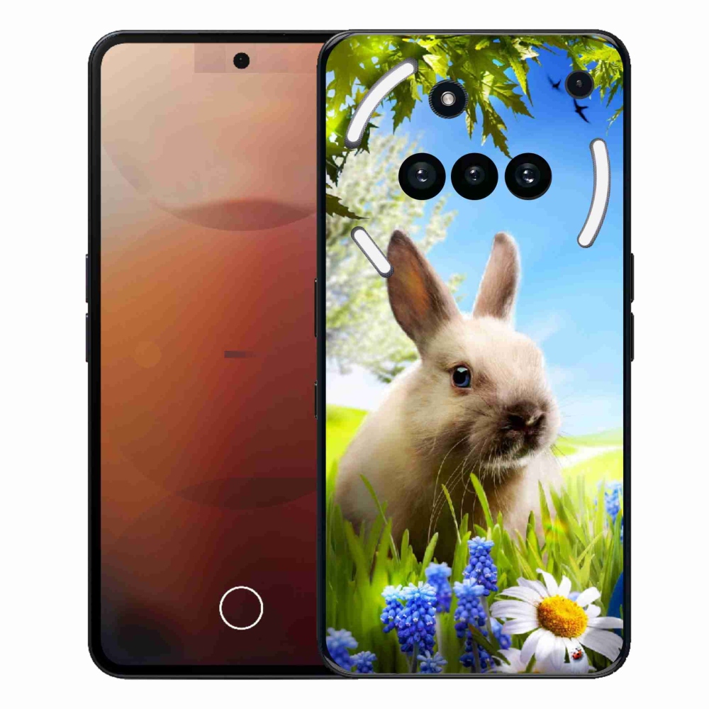Gélový kryt mmCase na Nothing Phone (3a) - zajačik