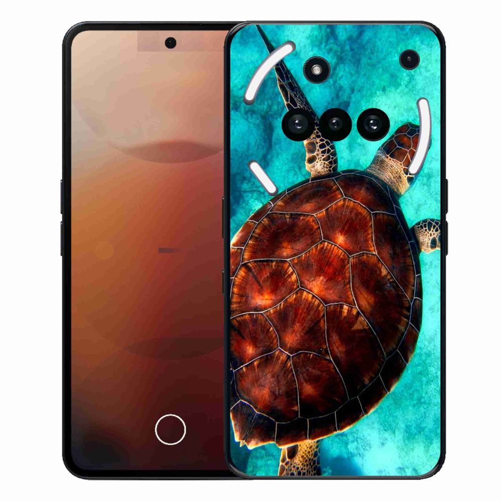Gélový kryt mmCase na Nothing Phone (3a) - korytnačka