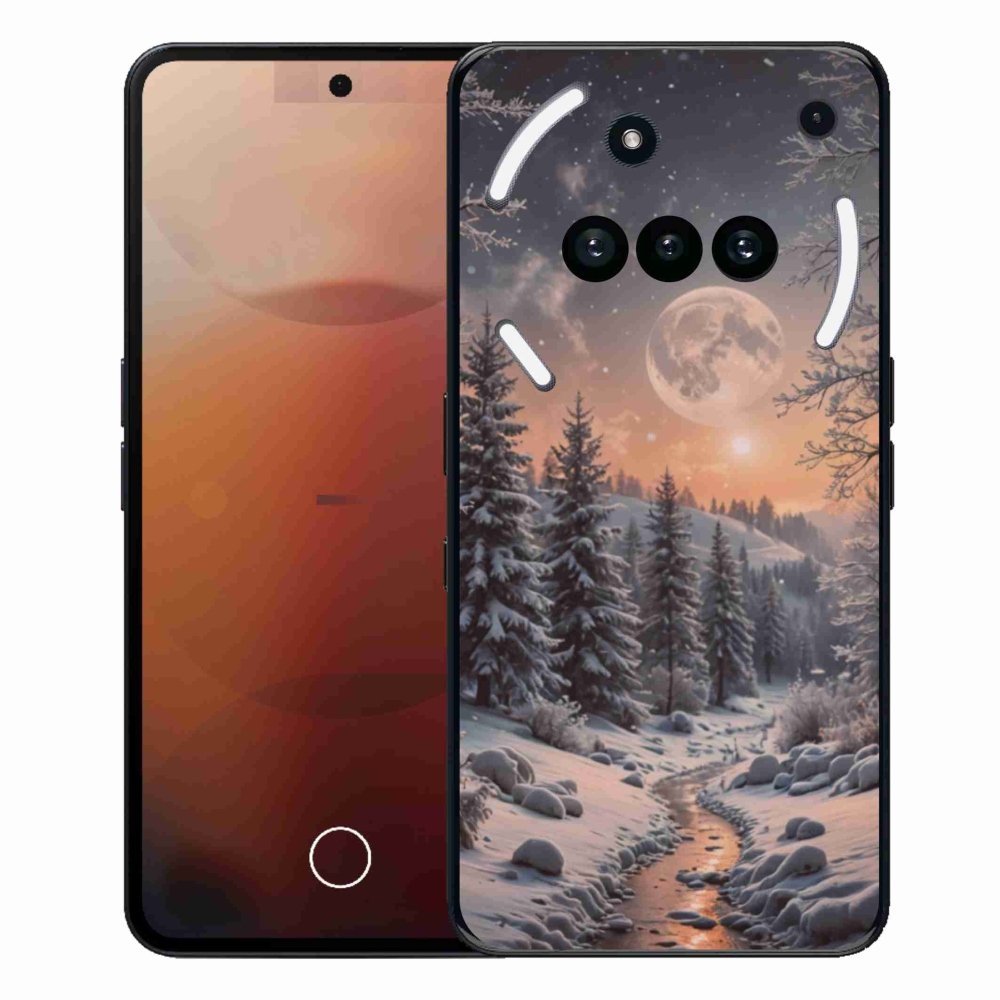 Gélový kryt mmCase na Nothing Phone (3a) - zimná krajina 2