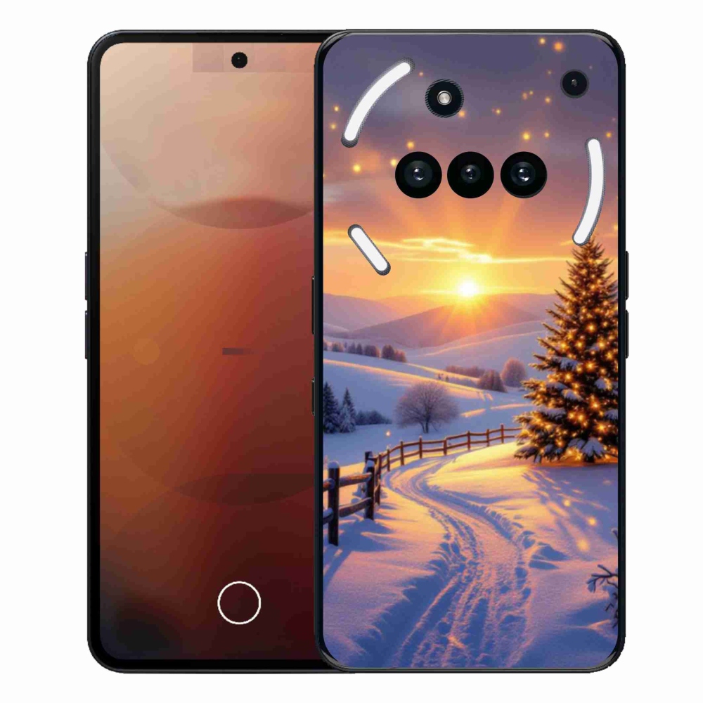 Gélový kryt mmCase na Nothing Phone (3a) - zimná krajina