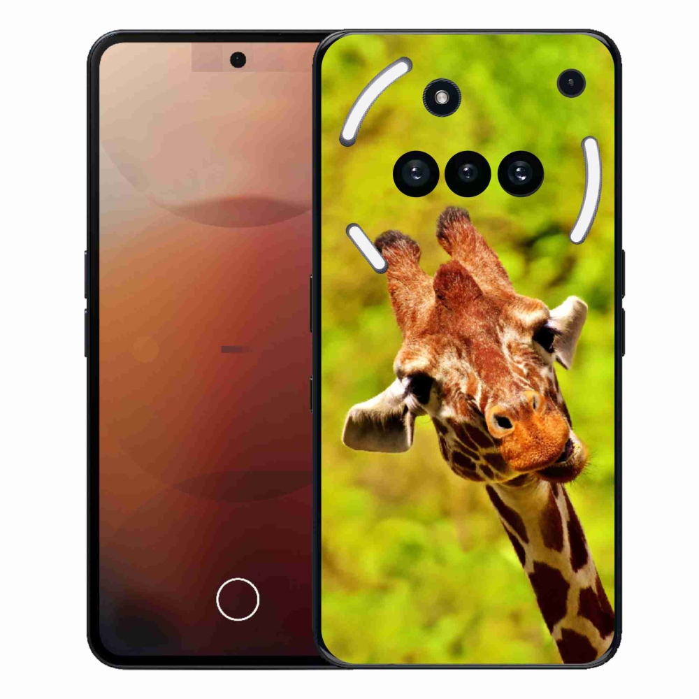 Gélový kryt mmCase na Nothing Phone (3a) - žirafa