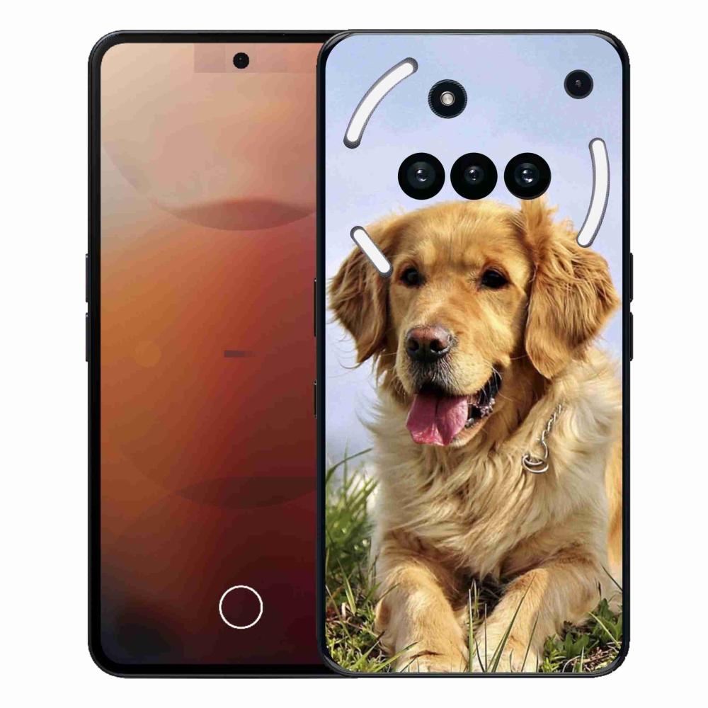 Gélový kryt mmCase na Nothing Phone (3a) - zlatý retriever