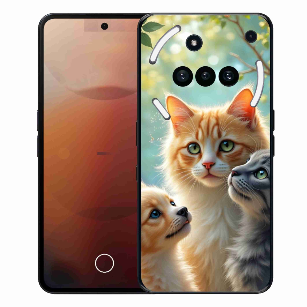 Gélový kryt mmCase na Nothing Phone (3a) - zvieracie priateľstvo 2