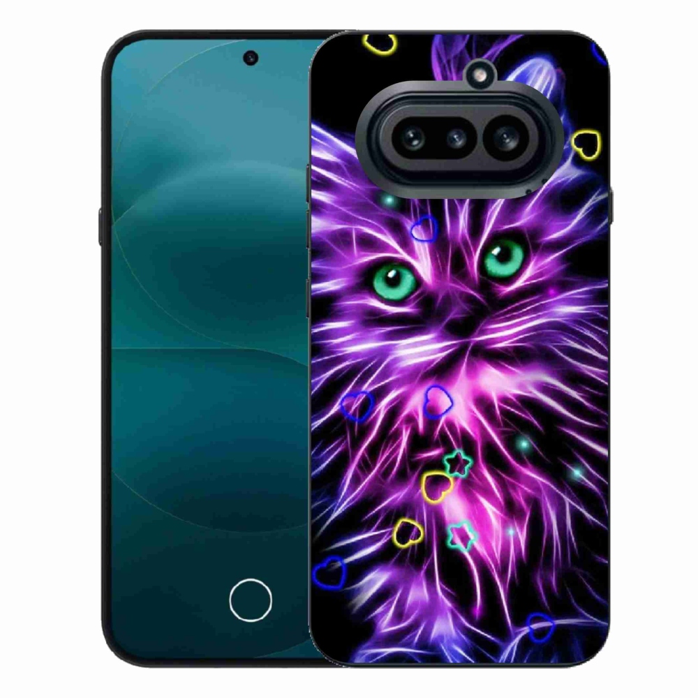 Gélový kryt mmCase na Nothing Phone (4a) - abstraktná mačka
